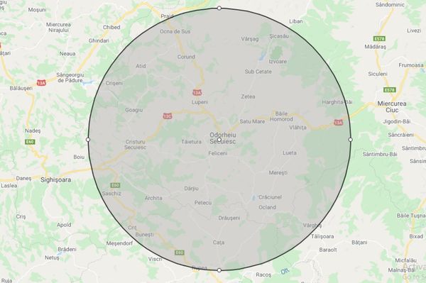 Meddig tart Udvarhely 30 kilométeres körzete?
