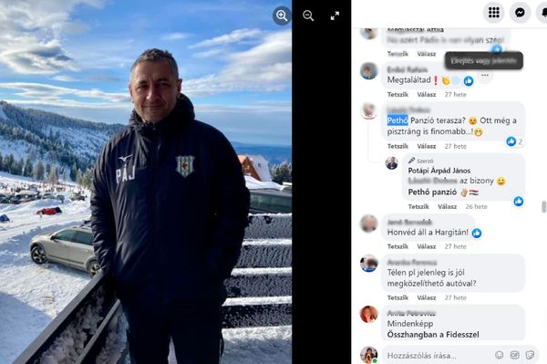 Pethőék teraszán pózolt Potápi