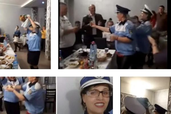 Rendőrruhában járták a tyúktáncot az ápolónők (videó)