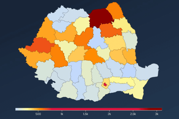 Nőtt a Hargita megyei fertőzöttek száma
