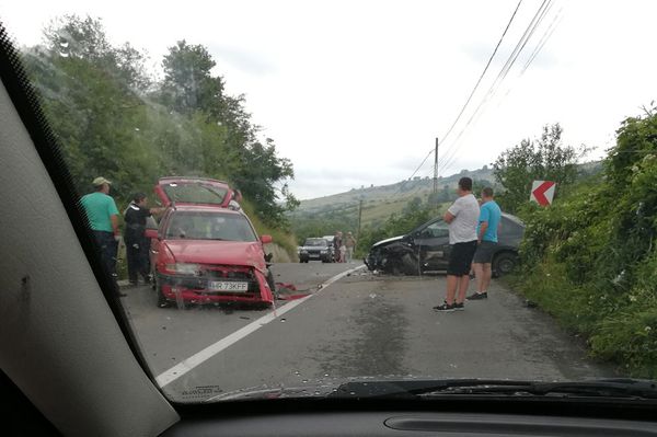 Frontális baleset a Nyikó mentén