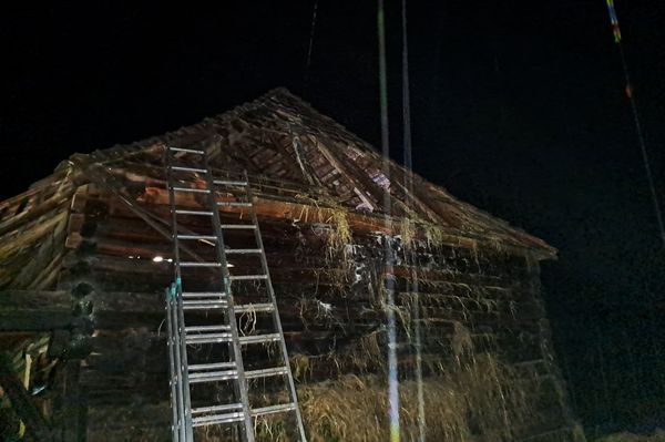 Villámcsapás okozott tüzet Siménfalván