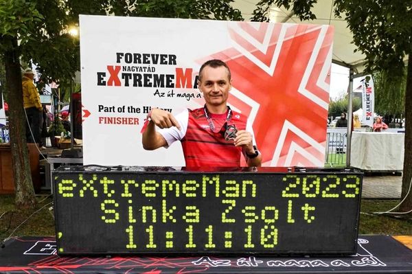 Sinka Zsolt teljesítette első Ironman versenyét