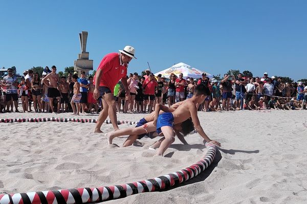 Strandbirkózó országoson vettek részt az ISK ifjú sportolói
