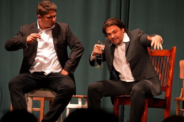 A színpadon: Petőfi és Arany