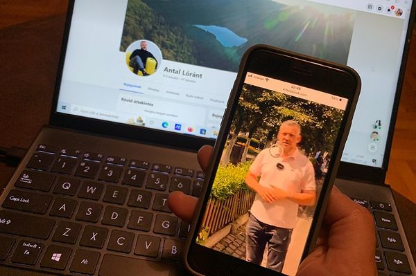 Megállok ide! Filmezzél, Csabika!