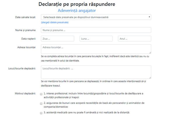 Közzétették a lakhelyelhagyási nyilatkozat modelljét