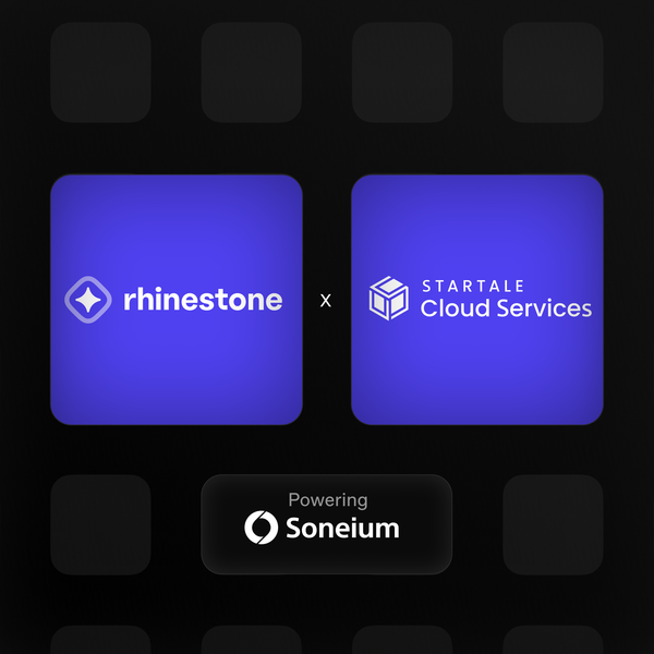 Soneium Account Abstraction powered by Rhinestone and Startale Cloud Services