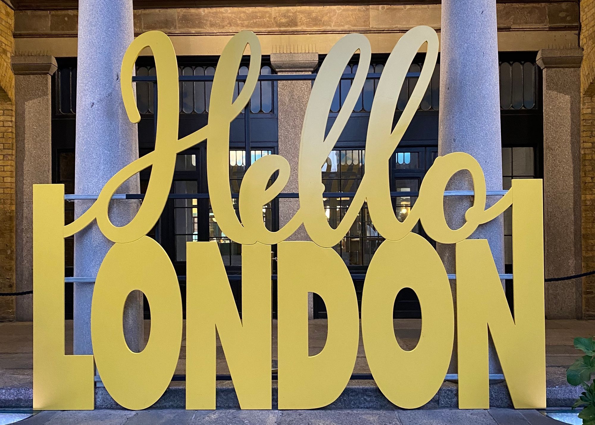 One year in London: How it started/how it's going.