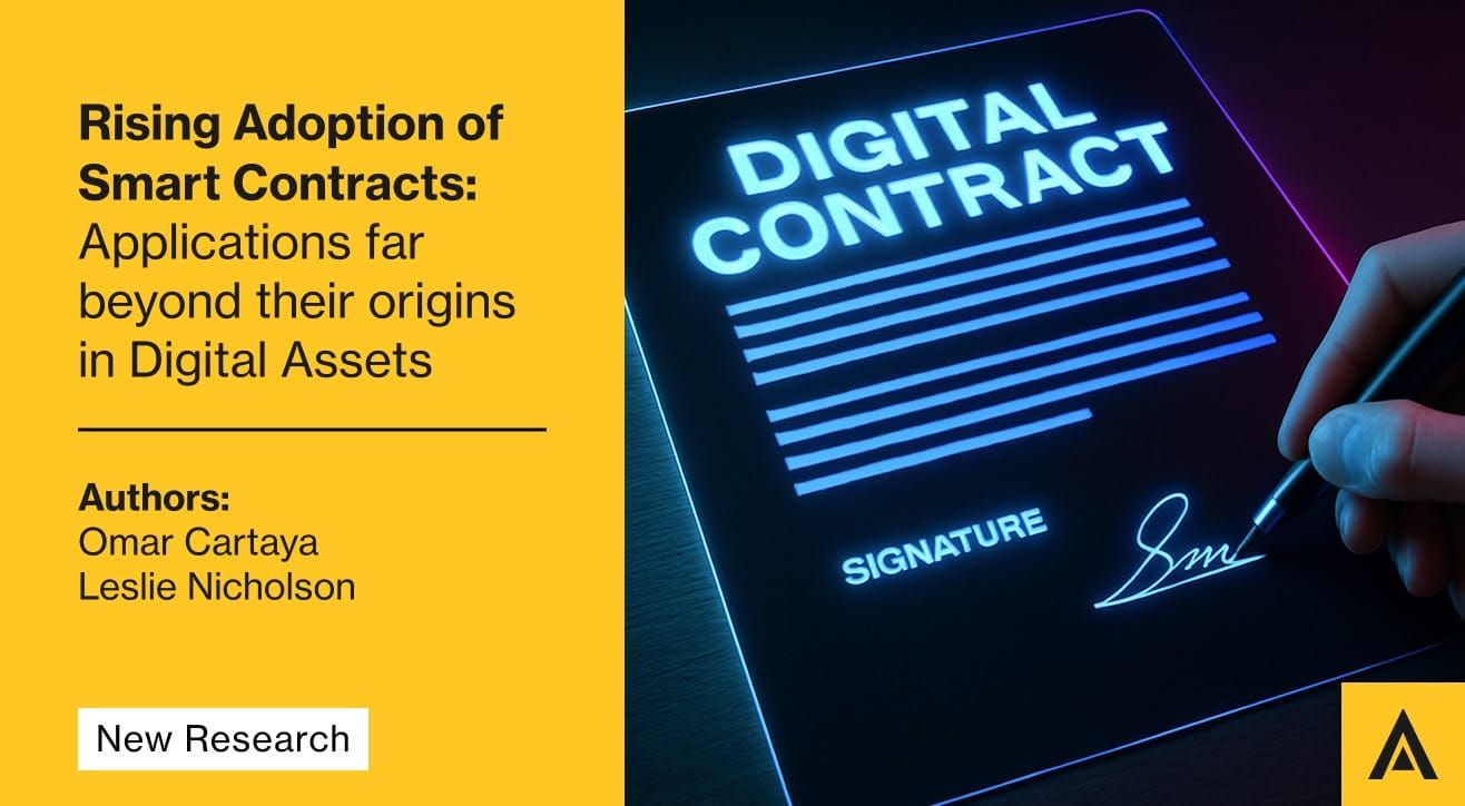 Rising Adoption of  Smart Contracts: Applications far beyond their origins in Digital Assets