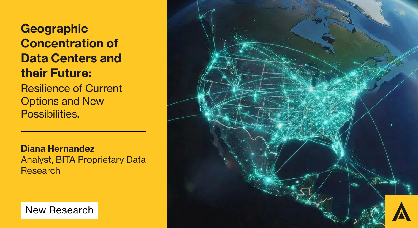 Geographic concentration of data centers and their future: resilience of current options and new possibilities.