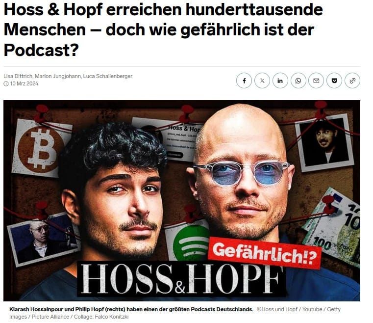 Was Business Insider mit „Hoss & Hopf“ wirklich bezweckt