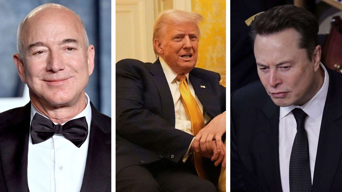 Bezos statt Musk – Trumps neuer Lieblingsmilliardär