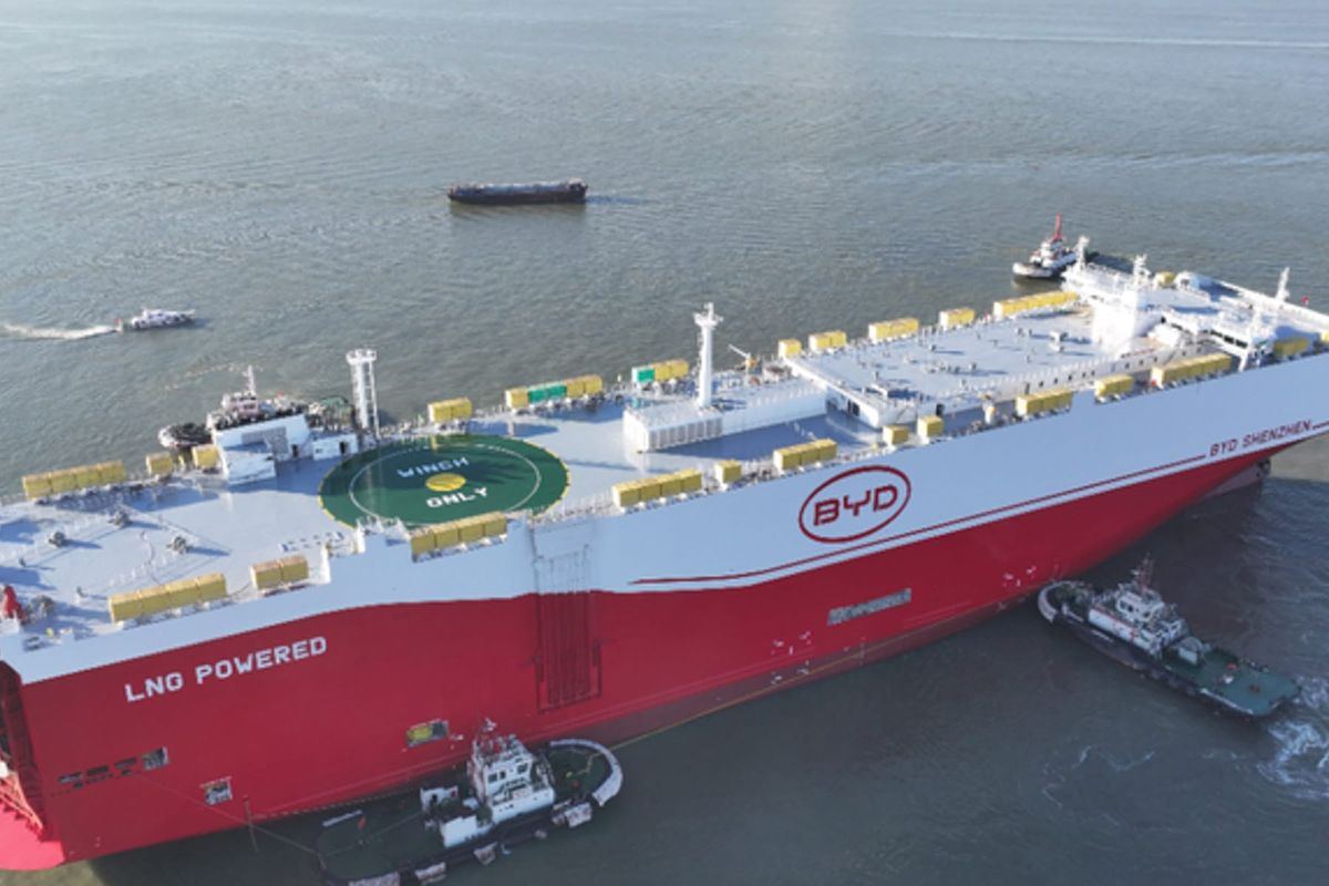 Erobert BYD jetzt auch die Weltmeere?