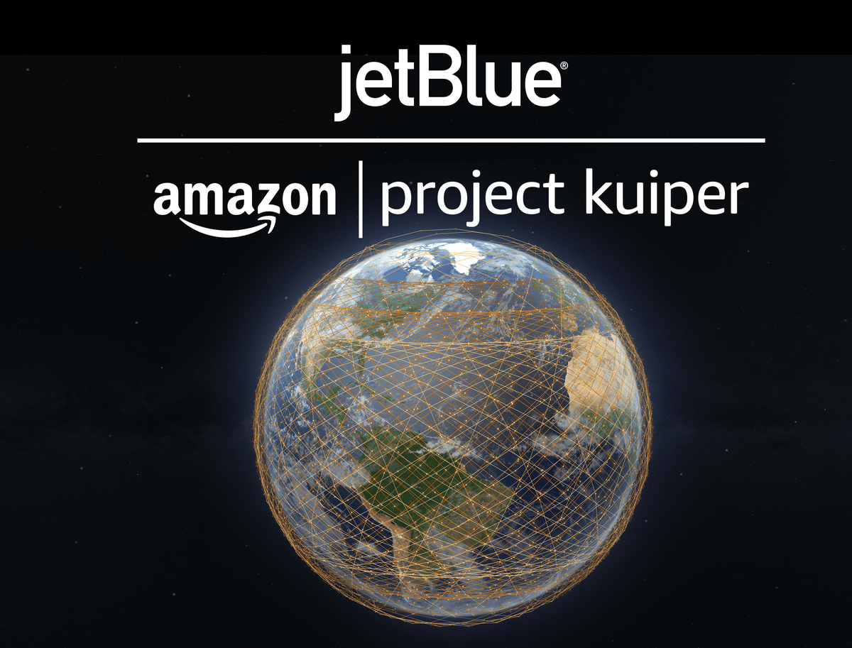 Amazon hebt ab – JetBlue wird erster Kunde für Satelliteninternet aus dem All