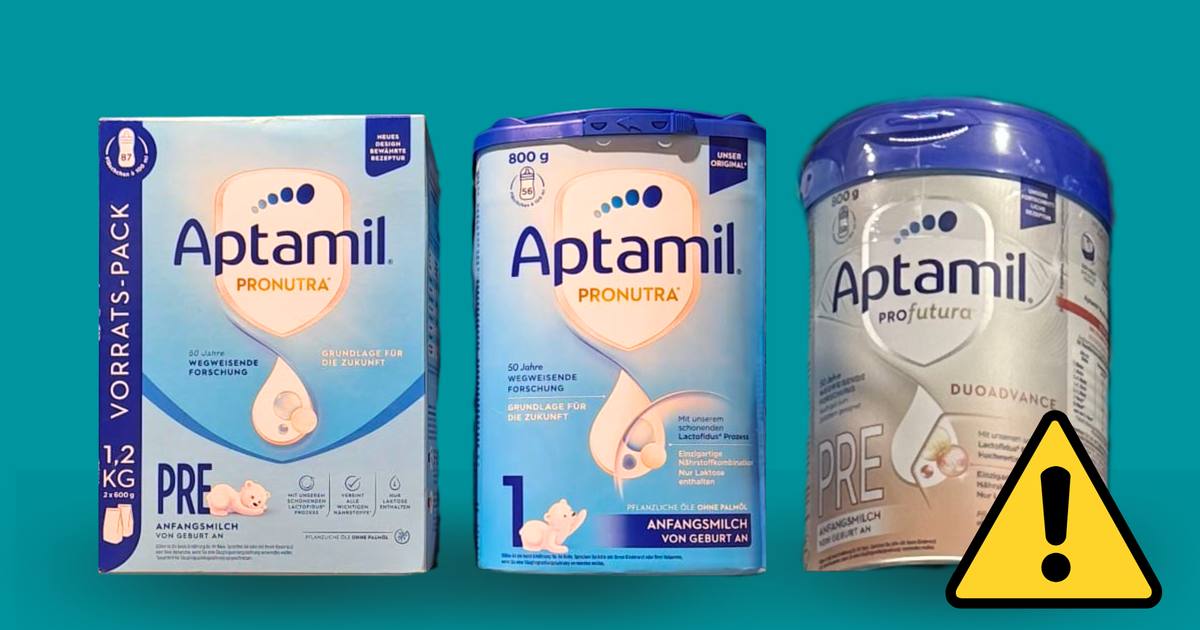 Gift-Alarm im Babyregal: Danone ruft Aptamil-Chargen zurück