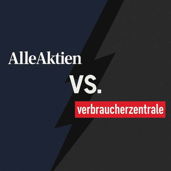 AlleAktien ./. Verbraucherzentrale: Warum die Vorwürfe ins Leere laufen