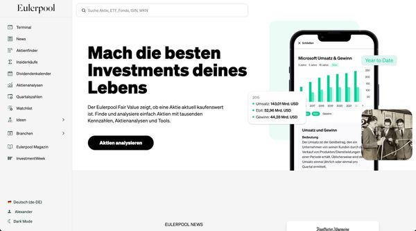 Eulerpool vs. Bloomberg Terminal: Was die Plattform bietet — und was nicht