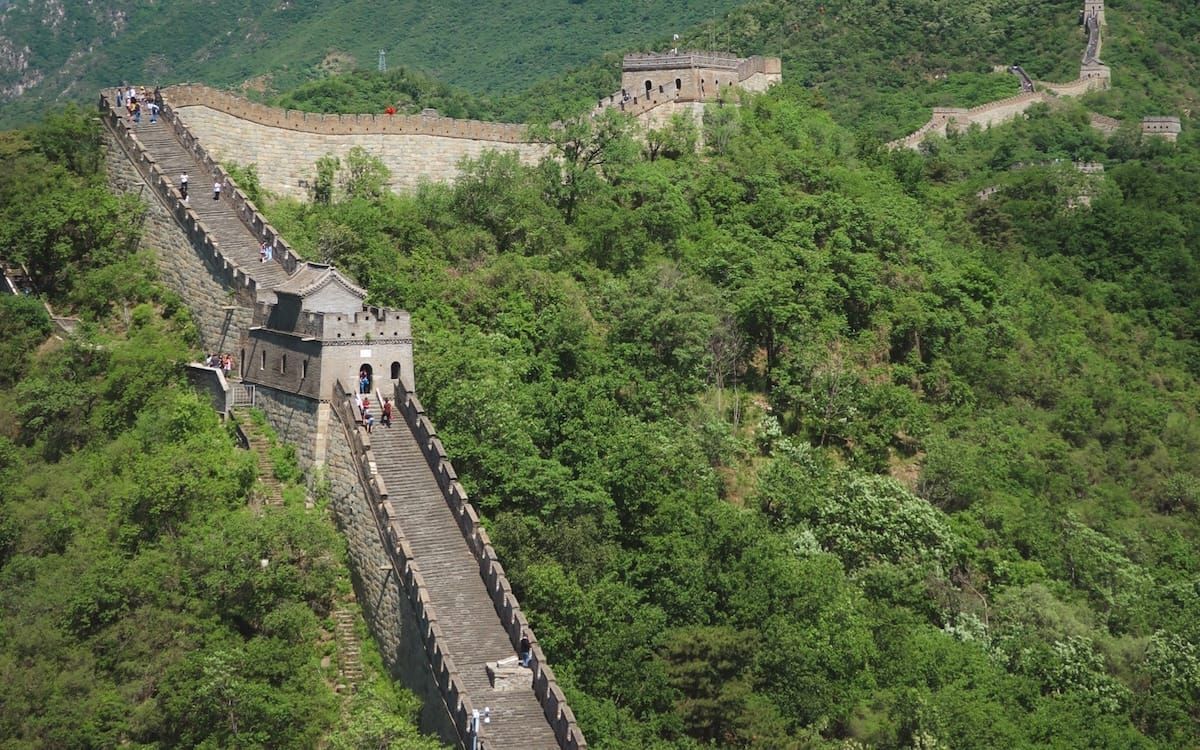 The Great Wall of China, one of Asia's unforgettable travel destinations.
