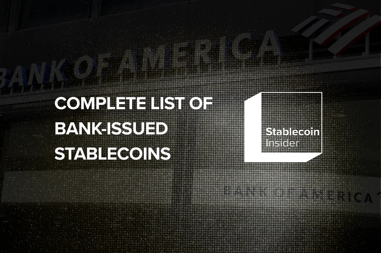 Complete List of Bank-Issued Stablecoins