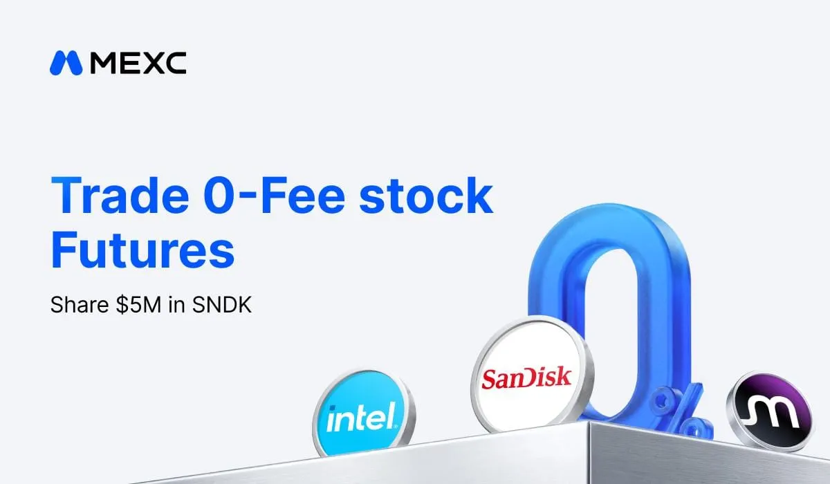 MEXC Launches 0-Fee Stock Futures Campaign With $5,000,000 SNDK Prize Pool