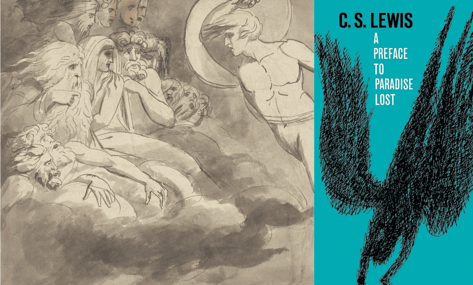 A sketch of Satan from William Blake's Paradise Lost plates