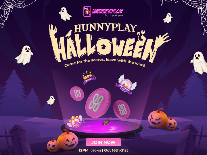 HunnyPlay Halloween - Come For The Scare, Leave With The Wins