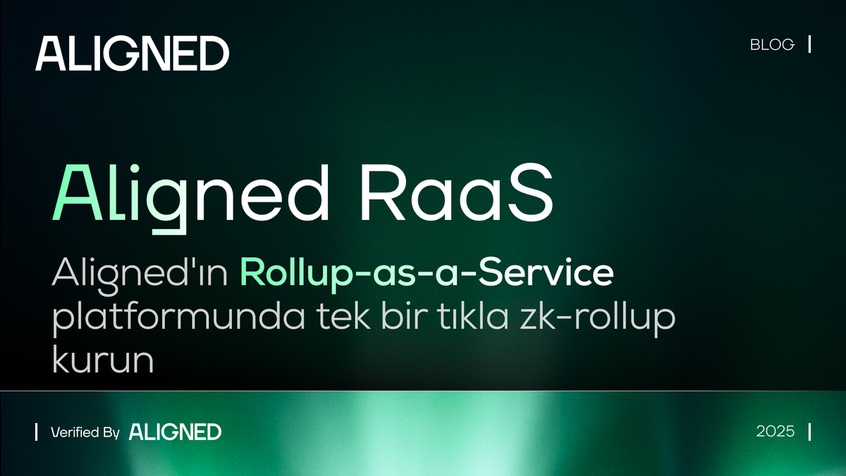 Aligned Yol Haritasındaki Yeni Ürün: Rollup-as-a-Service