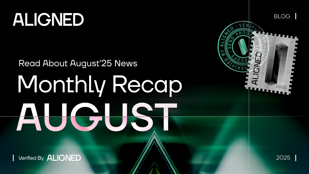 Aligned Monthly Recap - August '2025