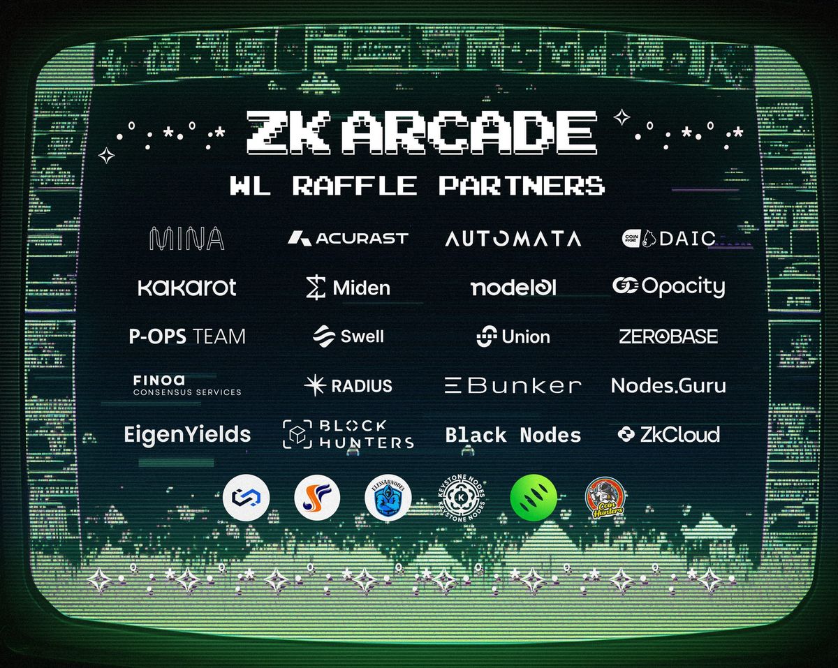 Win early access to ZK Arcade through our partners and operators!