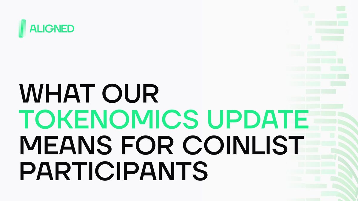 What our Tokenomics Update means for CoinList participants