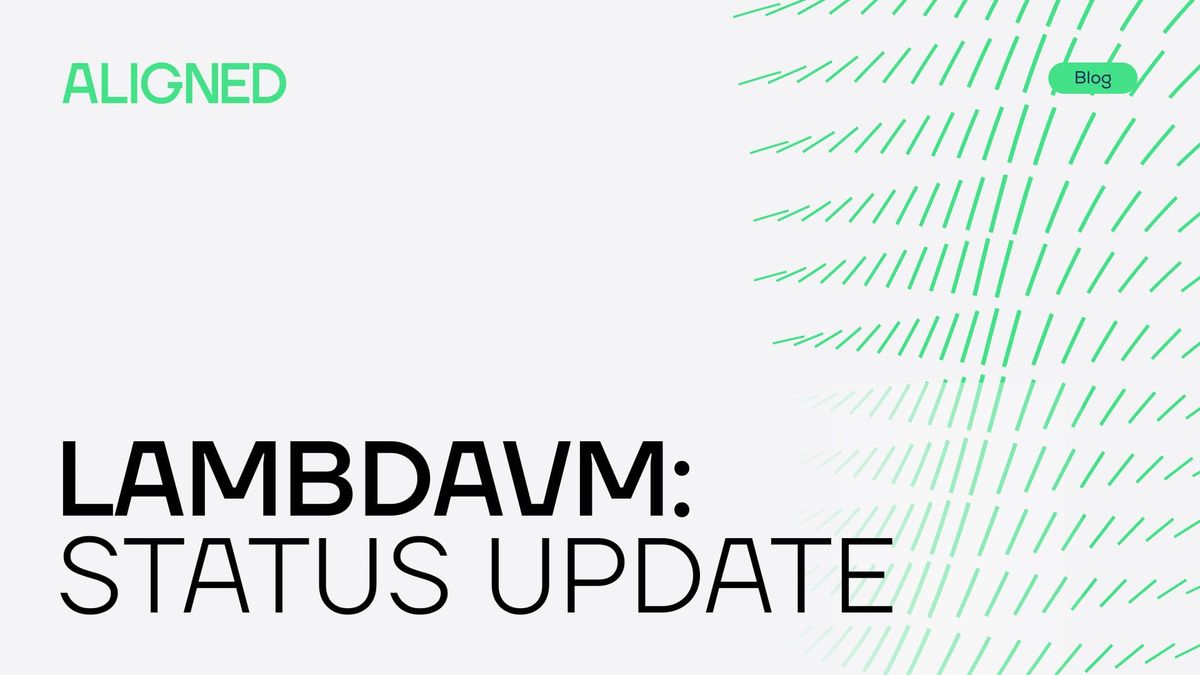 LambdaVM: Status Update
