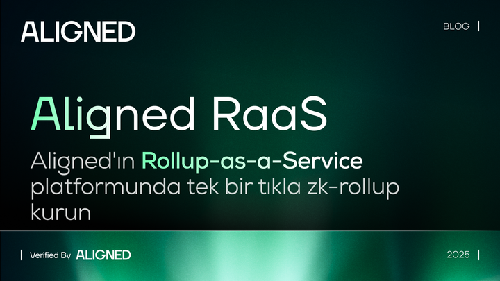 Aligned Yol Haritasındaki Yeni Ürün: Rollup-as-a-Service