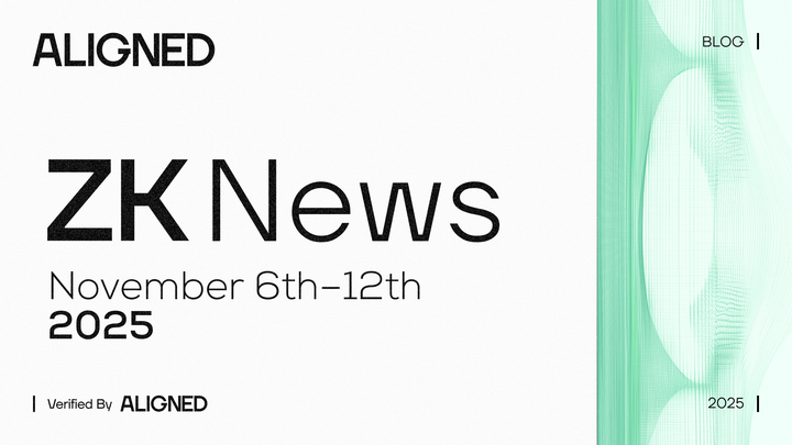 ZK Industry News: November 6th to 12th, 2025