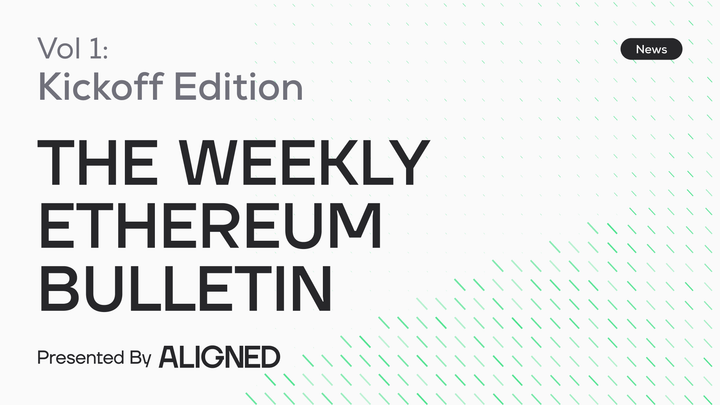 ZK News is now The Weekly Ethereum Bulletin! Vol. 1: Kickoff Edition