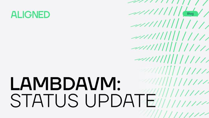 LambdaVM: Status Update