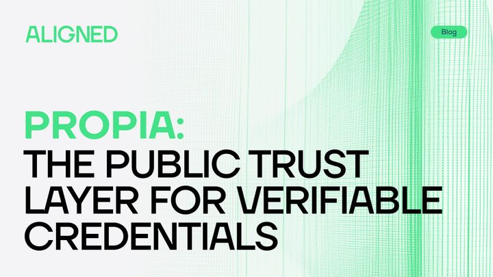 Propia: the public trust layer for verifiable credentials