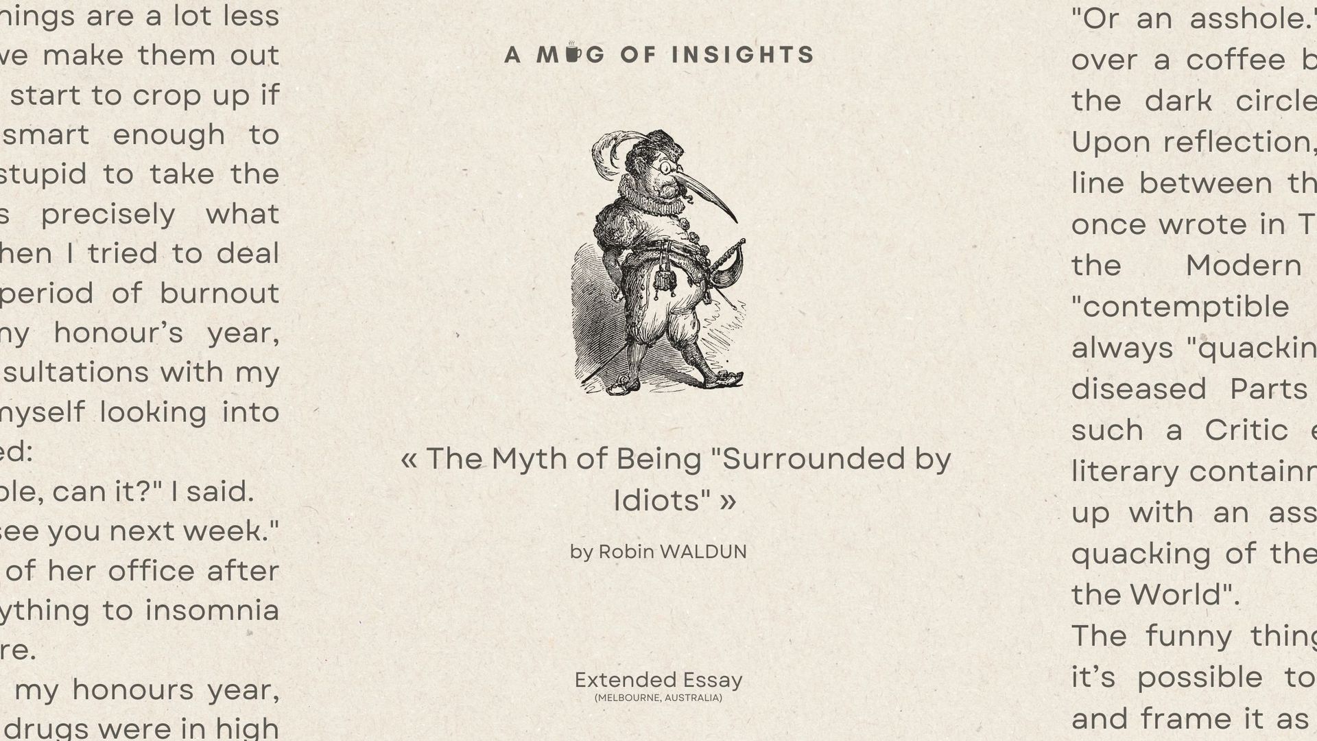 Critique is The Mood of the Internet