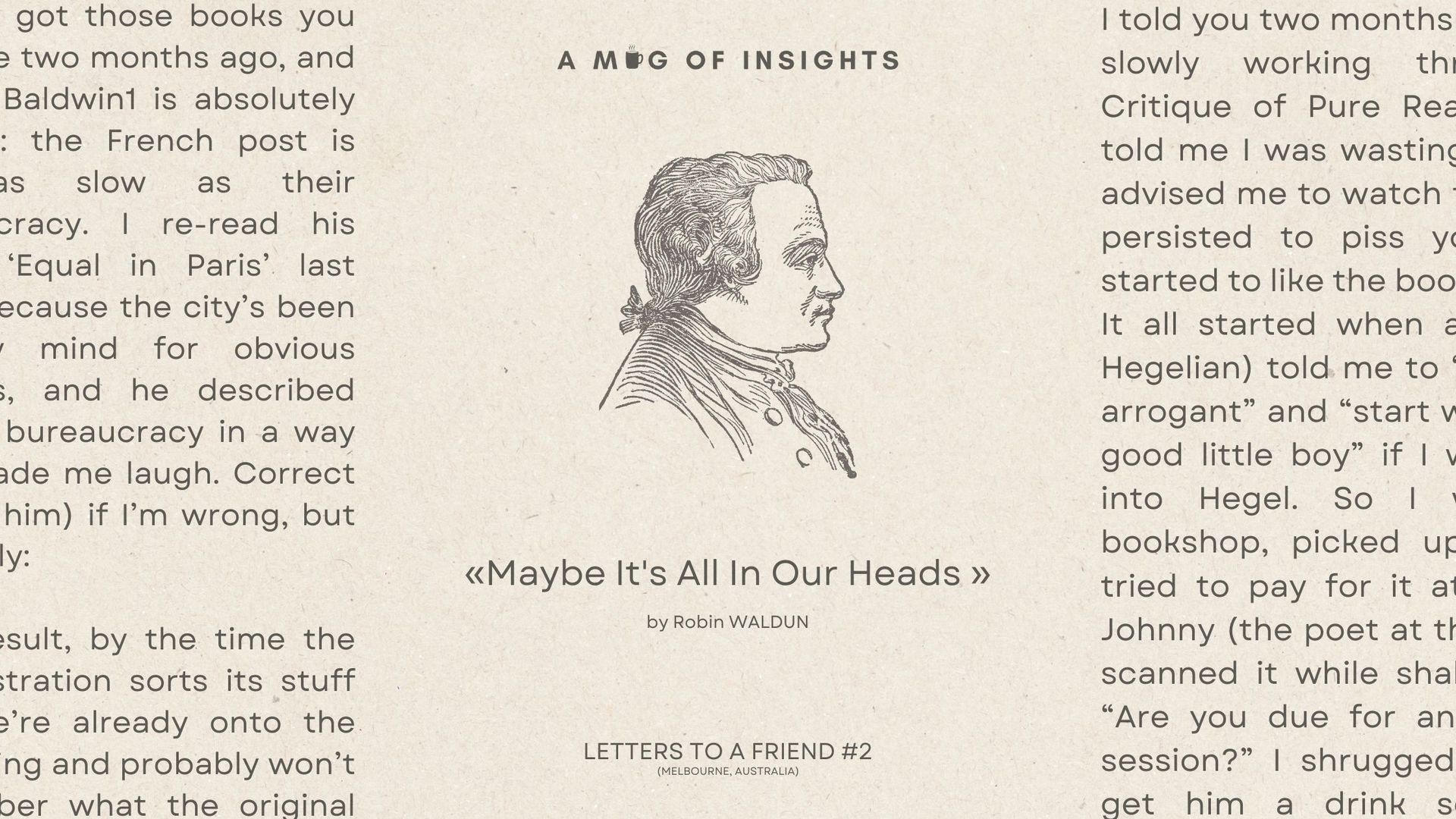 Here's Your Cure For Overthinking