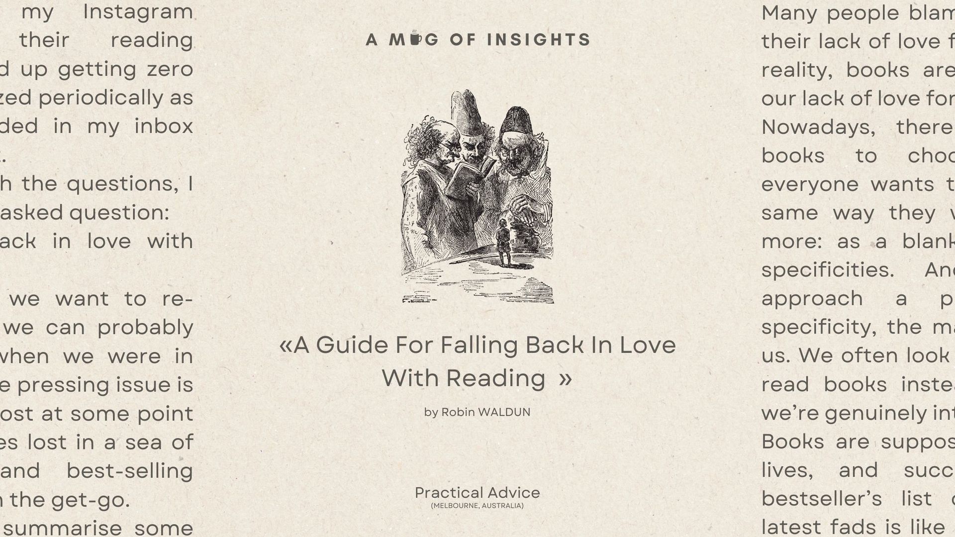 A Guide For Falling Back In Love With Reading