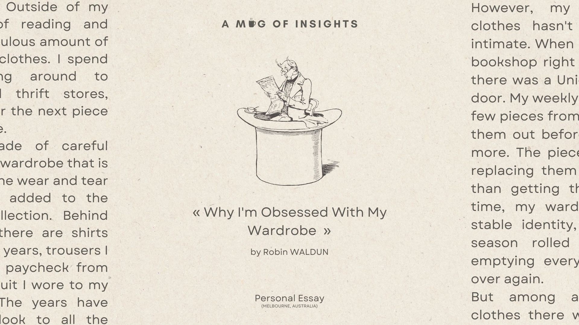 Why I'm Obsessed With My Wardrobe