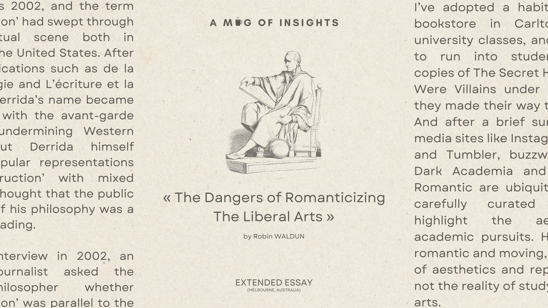 The Dangers of Romanticizing The Liberal Arts