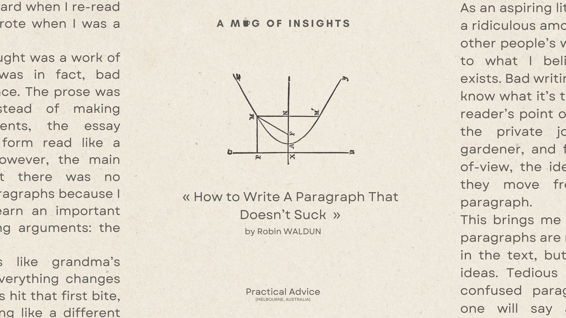 How To Write a Paragraph That Doesn't Suck