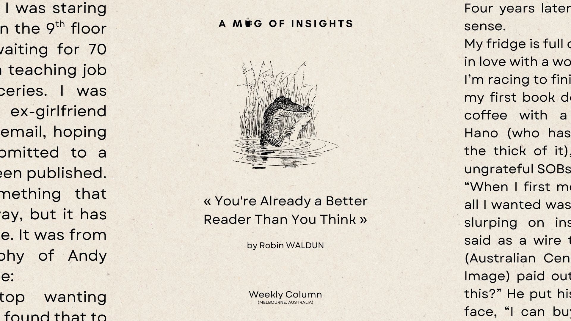 You're Already a Better Reader Than You Think