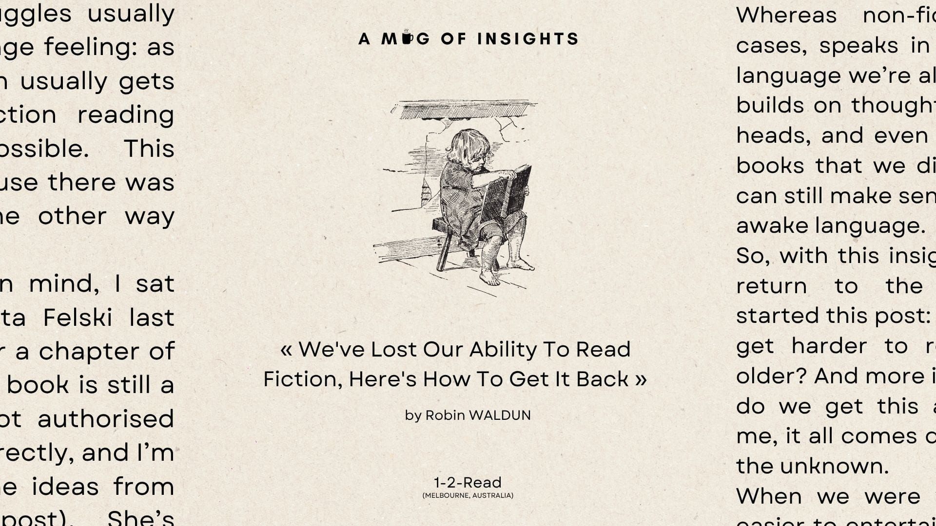 We've Lost Our Ability To Read Fiction, Here's How To Get It Back