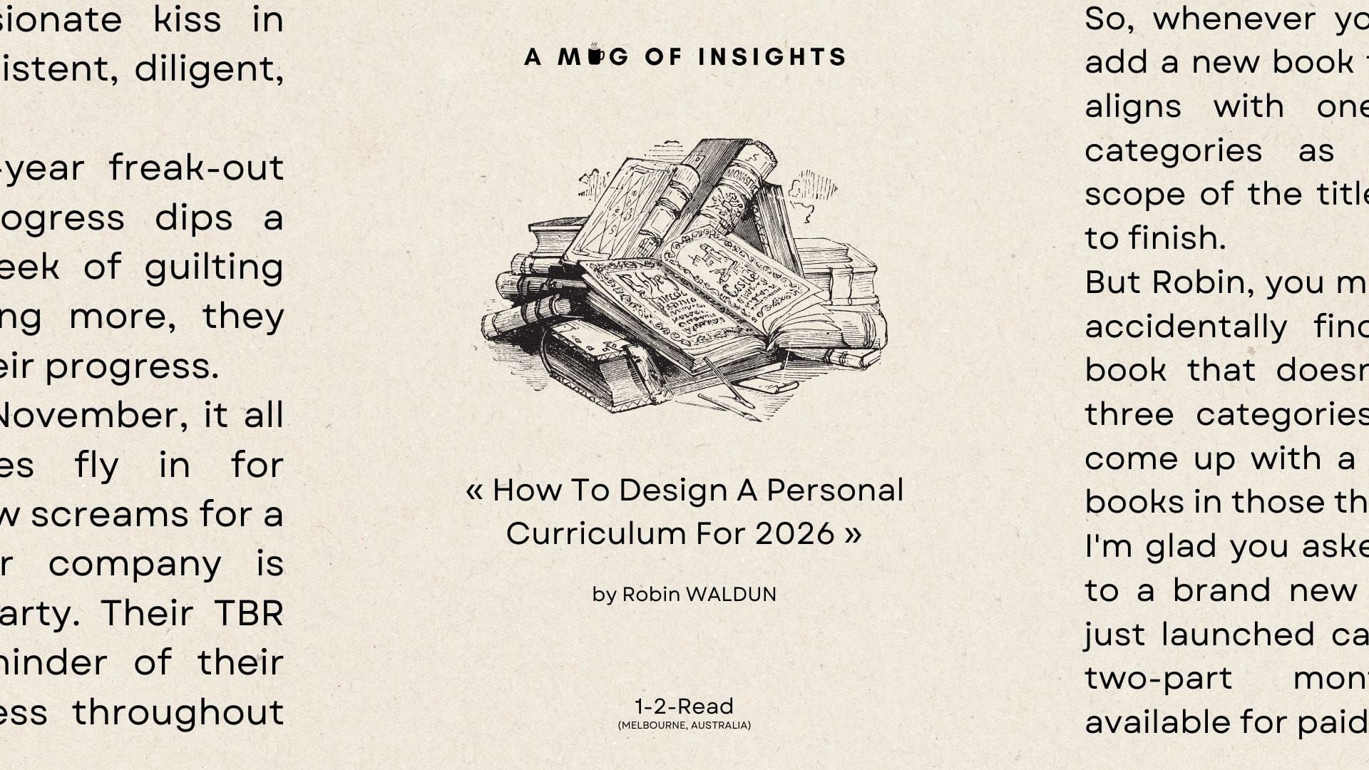 How To Design A Personal Curriculum For 2026 (That You'll Actually Finish)