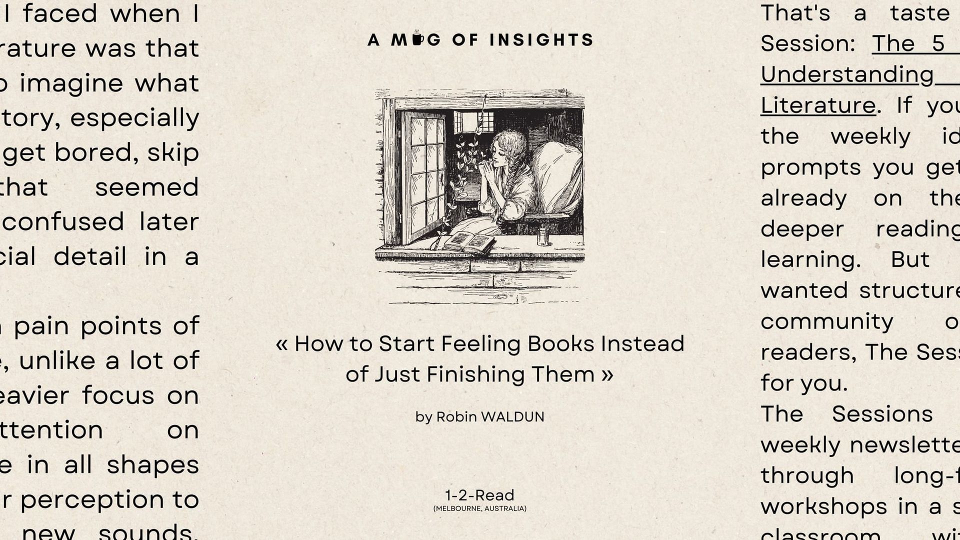 How to Start Feeling Books Instead of Just Finishing Them
