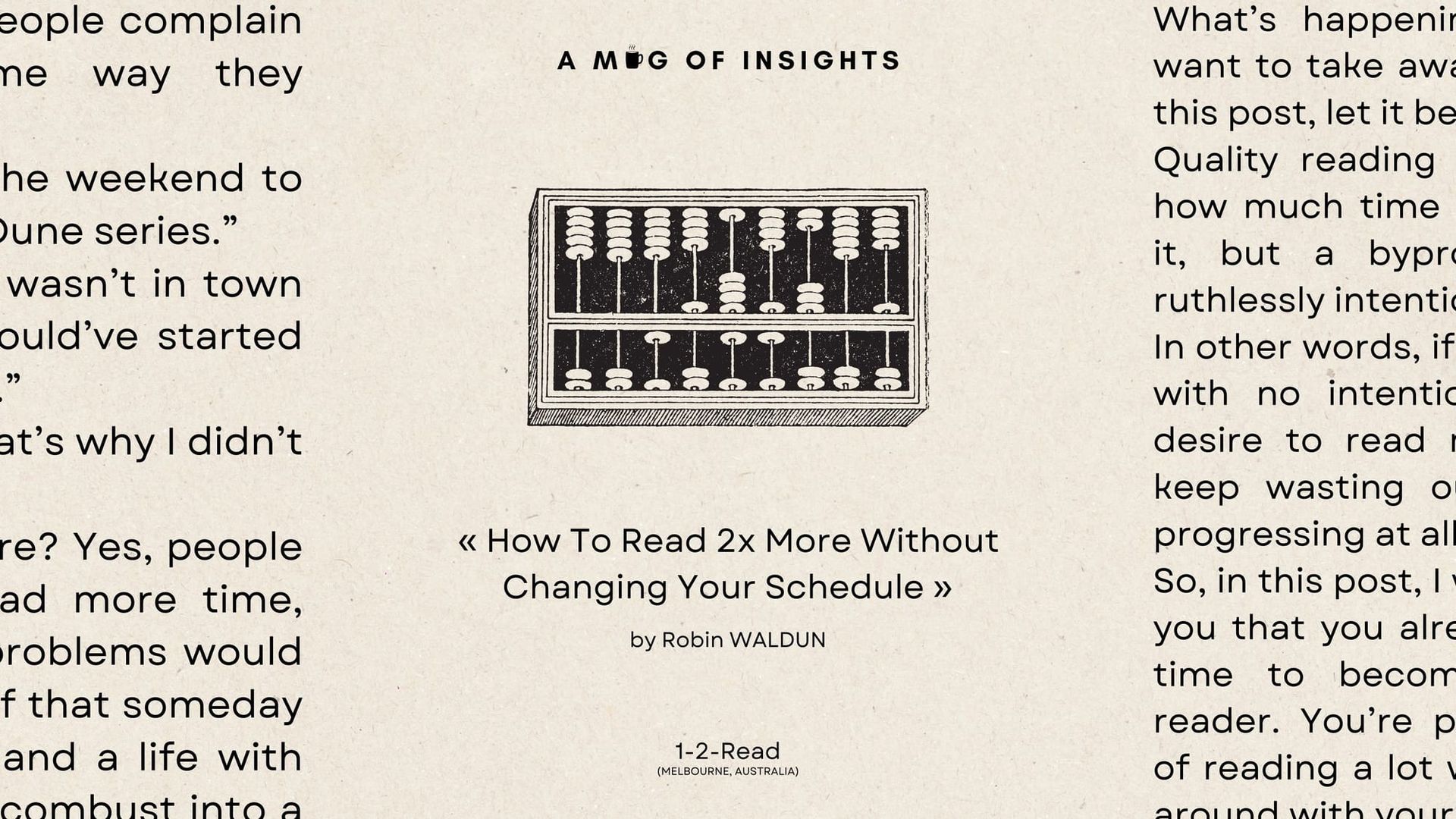 How To Read 2x More Without Changing Your Schedule