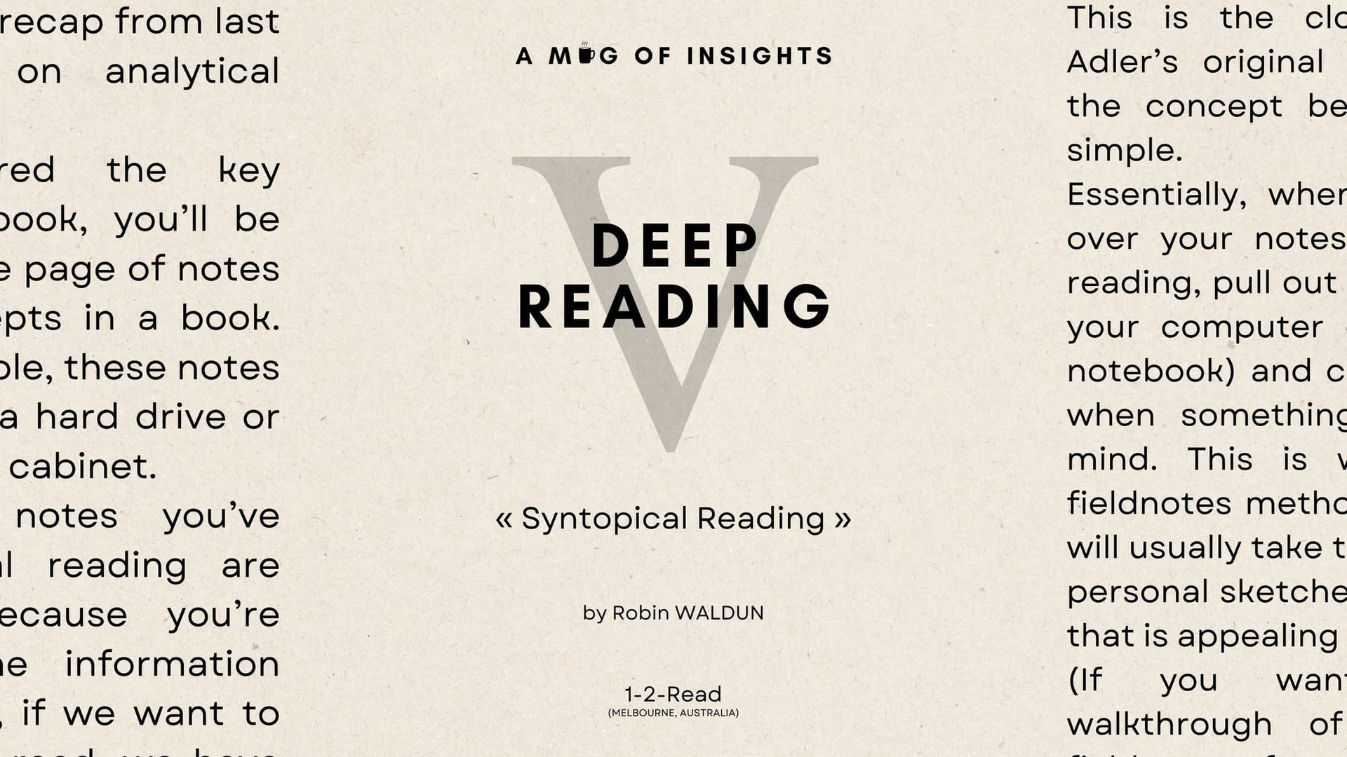 Deep Reading Pt. 5: How To Build A Commonplace Book That Actually Works