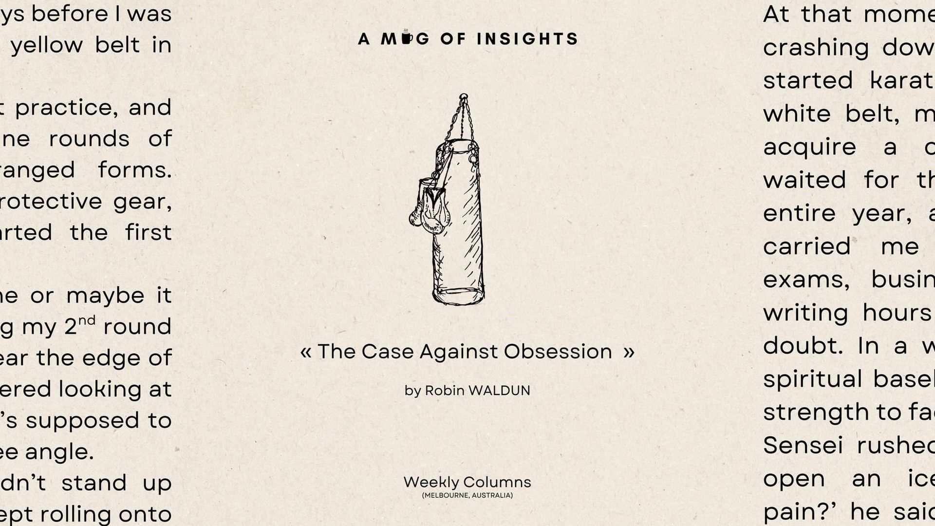The Hidden Cost of Obsession